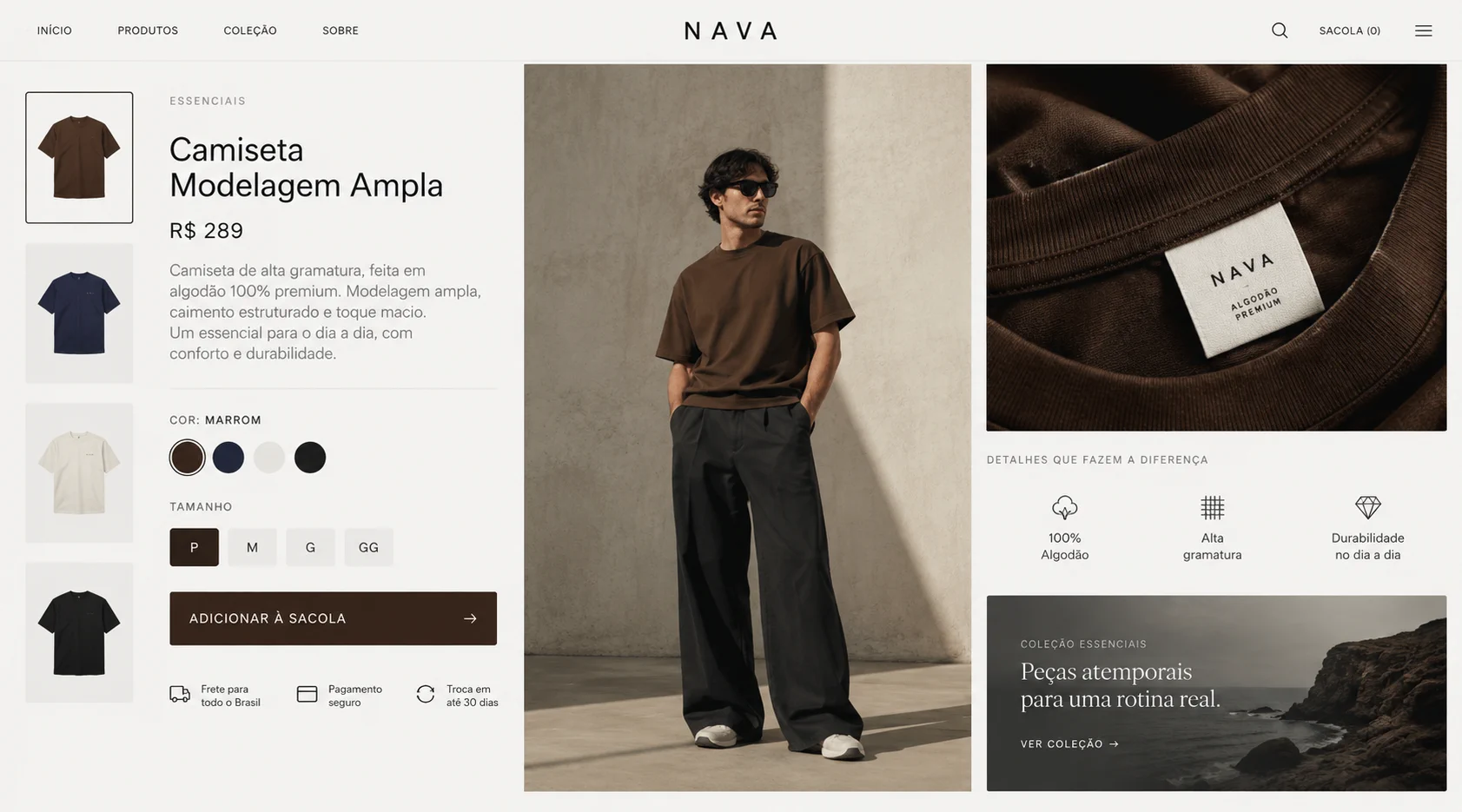 E-commerce NAVA Studio